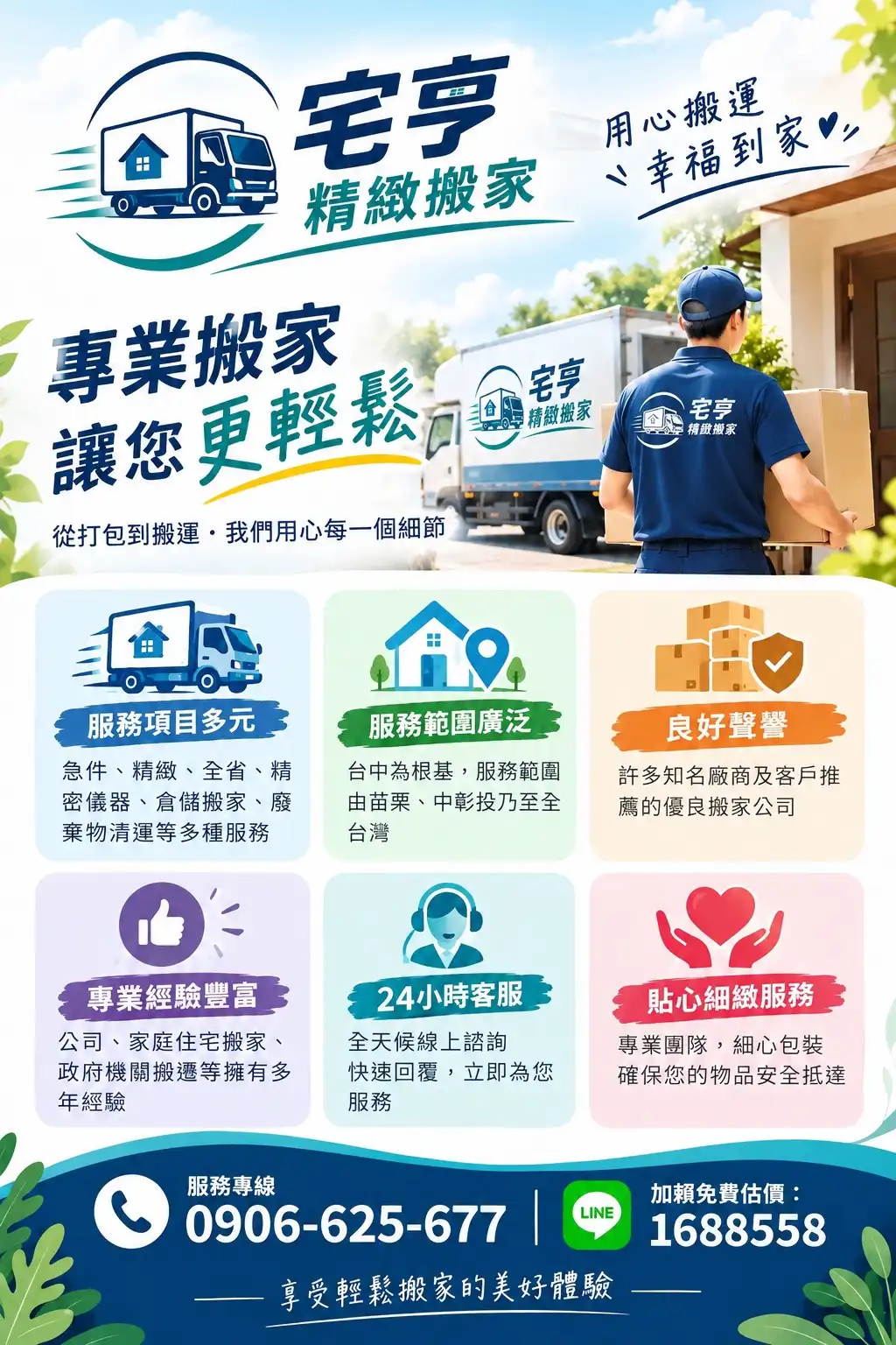 台中搬家現場實景